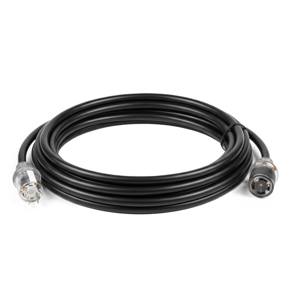 30A 25ft RV Cord with LED Ends