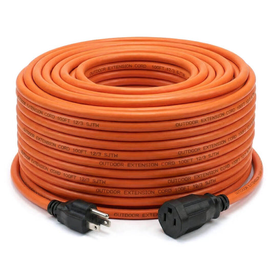 12/3 100ft Outdoor Extension Cord